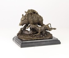 Sculpture bronze des chiens - sculpture,