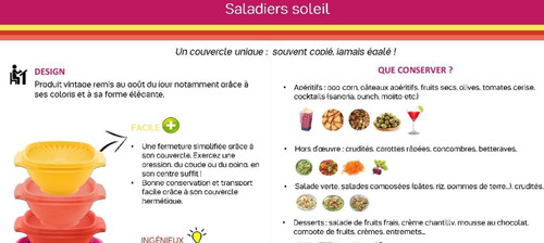 Lot saladiers soleil - ,