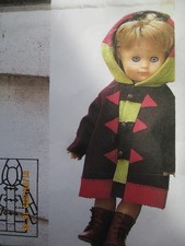 patron poupée duffle-coat