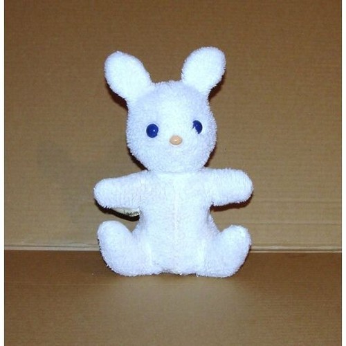 Peluche lapin boulgom blanc - peluche,