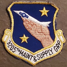 USAF 3205th MAINTENANCE & SUPPLY GROUP SQUADRON PATCH: COLOR FLIGHT DRESS Eglin 