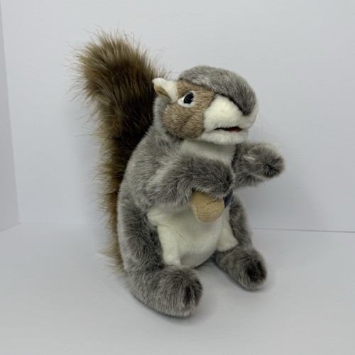 Folkmanis gray squirrel hand - gray,