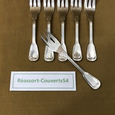 1 fourchette à gâteaux ERCUIS modèle FILET CHINON métal argenté Couvert 14 cm