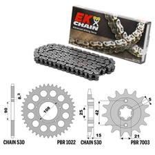 DUCATI PANTAH 500 1981-1982 chaîne pignon couronne set 530 PBR EK 314G