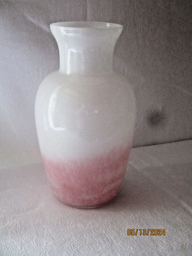 Grand vase pate - , verre