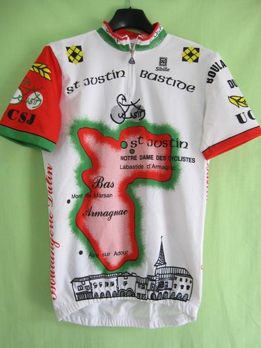 Maillot cycliste saint - saint, justin