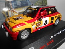 RENAULT 5 TURBO N°4 DU TOUR DE FRANCE AUTOMOBILE DE 1980  1/43ème