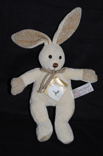 Peluche doudou lapin beige - doudou,