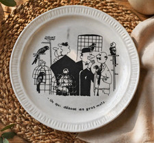 Assiette Jacques FAIZANT -