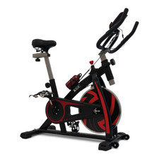 Fit Bike Cyclette Bici Cardio Fitness Volant 6KG Bici D'Intérieur D'Entraînement