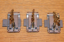 vintage 3 SERRURE avec CLE DORE de MEUBLE armoire mobilier buffet porte commode