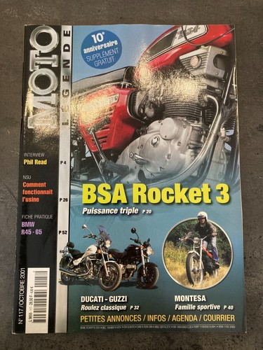Moto legende 117 2001 - n°117, 10/2001