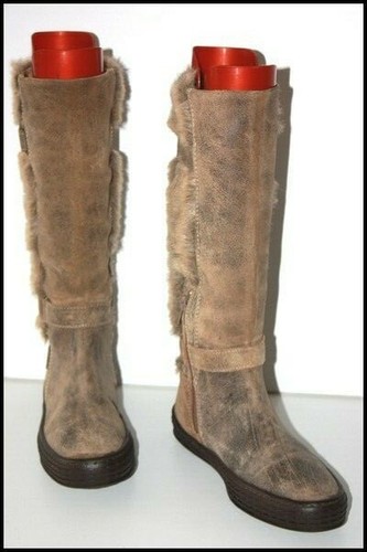 Bocage bottes cuir - mi,