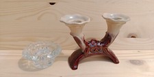 Bougeoirs anciens cristal - , et