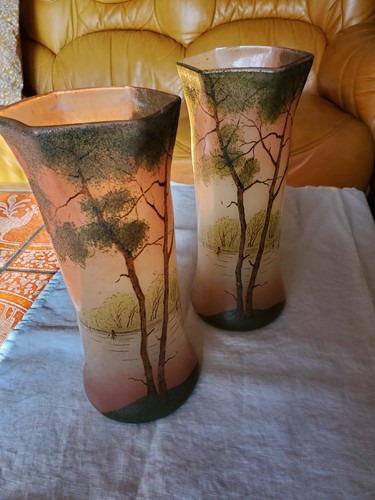 Très jolie paire - , vases