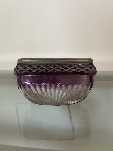 Ancien cendrier verre - ancien, pour