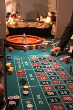 PLAQUE MÉTAL   CASINO  30 X