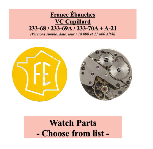Pièces montre - fe, /