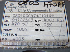 20x 470pF 100V C0G NP0 5%