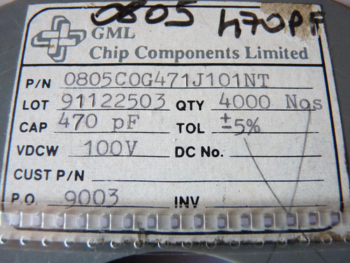 20x 470pf 100v c0g np0 - 20x,