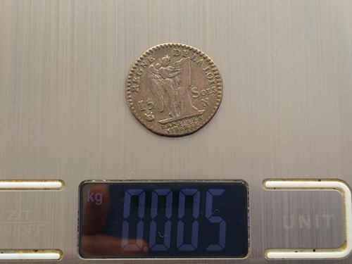 Rare sols 1791 - rare, 15