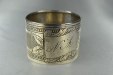 Rond de serviette en argent