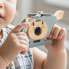 Jouet d'avion en bois pour