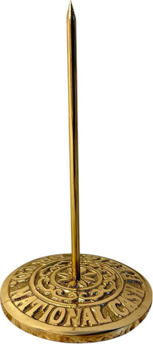 Solid Brass Vintage Receipt