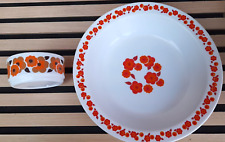 MOBIL ARCOPAL LOTUS : grand plat creux et ramequin