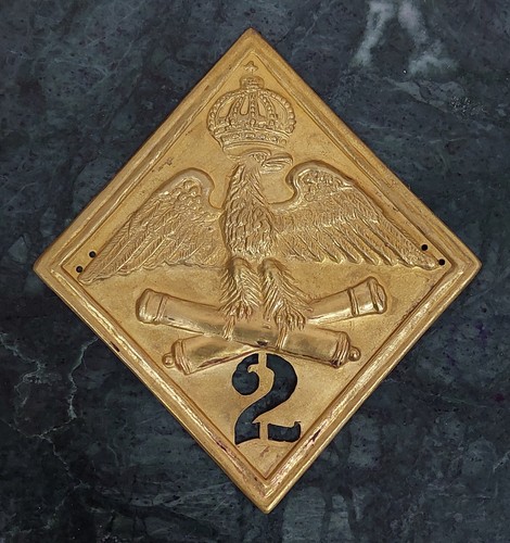 Plaque shako artillerie - artillerie,