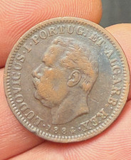 Indes-Portugaises, 1/4 de Tanga 1884 ! 6,43 g