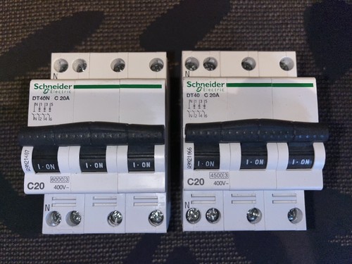 Disjoncteur tetrapolaire 20a - disjoncteur,