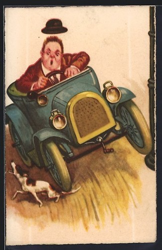 Voiture conduit chien - la,