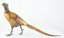 Statue Sculpture Faisan Oiseau Animalier Chasse Style Art Deco Style Art Nouveau