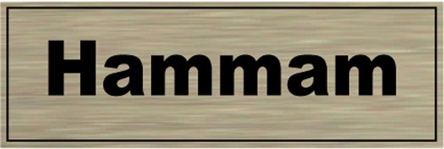 Plaque porte aluminium - plaque,