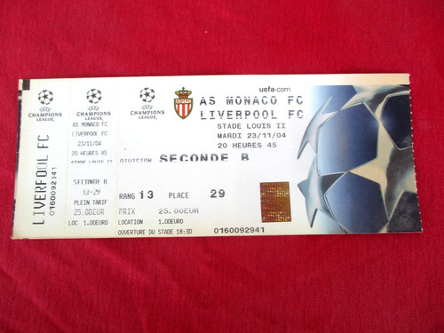Ticket billet football - ticket,