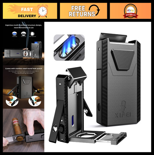 Triple jet flame cigar lighter - flame,
