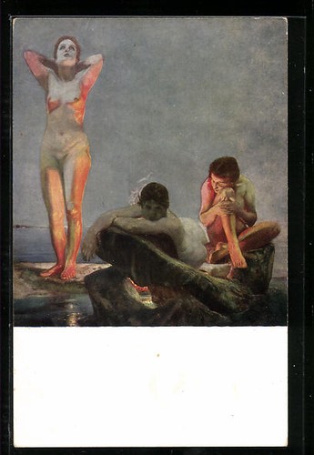 Carte postale artiste - carte, max