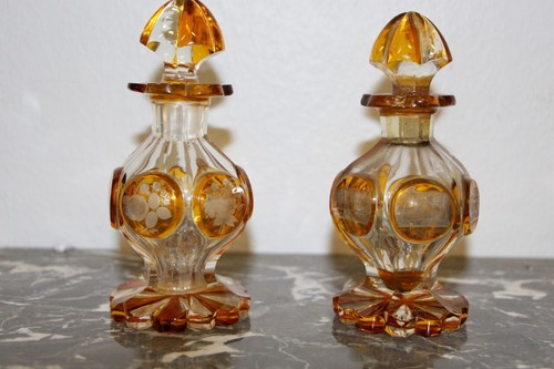Paire flacons cristal - de,