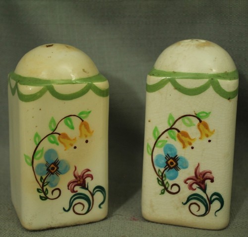 Vintage old ceramic salt - vintage,