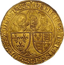 Henry VI Salut d'or Fleur de coin NGC MS68 wonderful grade TOP POP !!! UNIQUE