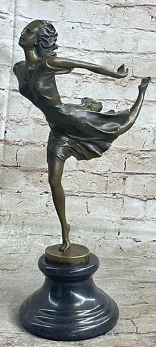 Bronze art déco - déco, danseuse