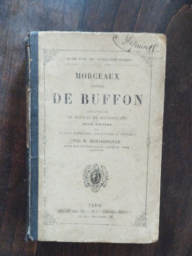 Morceaux choisis buffon - morceaux,