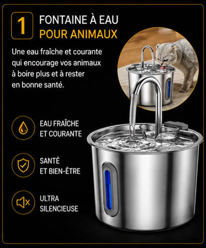 Fontaine eau automatique - fontaine,