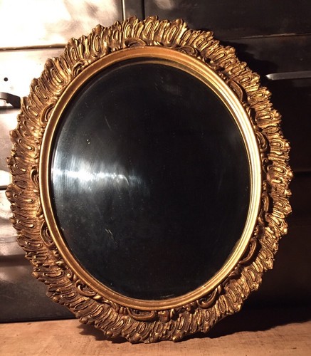 Miroir ovale ancien - ancien, et