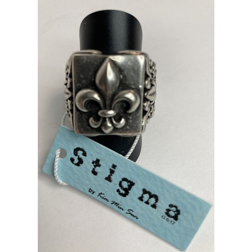 Stigma mens ring silvertone - mens,