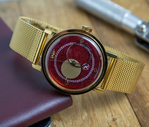 Homme vintage montre raketa - homme,