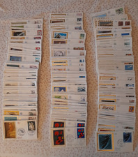 lot 200 enveloppes "soie" 1er jour FDC, années 1967 à 1994, toutes différentes