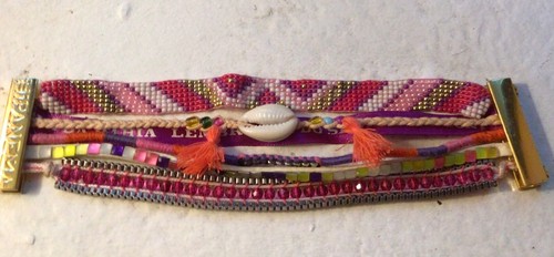 Bracelet bahia rose - rose, avec