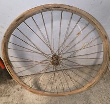 # roue avant bois moyeux PRIVVY vélo collection ancien eroica old bike bici